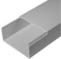 Кабель-канал Промрукав 80x40мм (2000мм) серый (уп. 30м). картинка